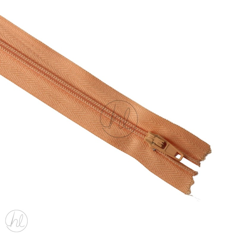 NYLON DRESS ZIPS APRICOT 30CM