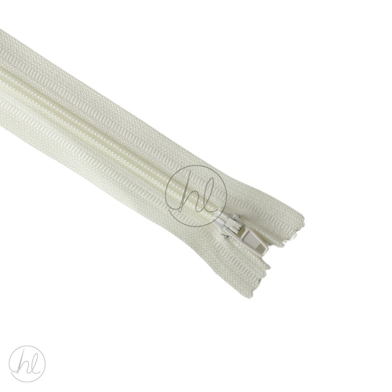 NYLON DRESS ZIPS CREAM 15CM