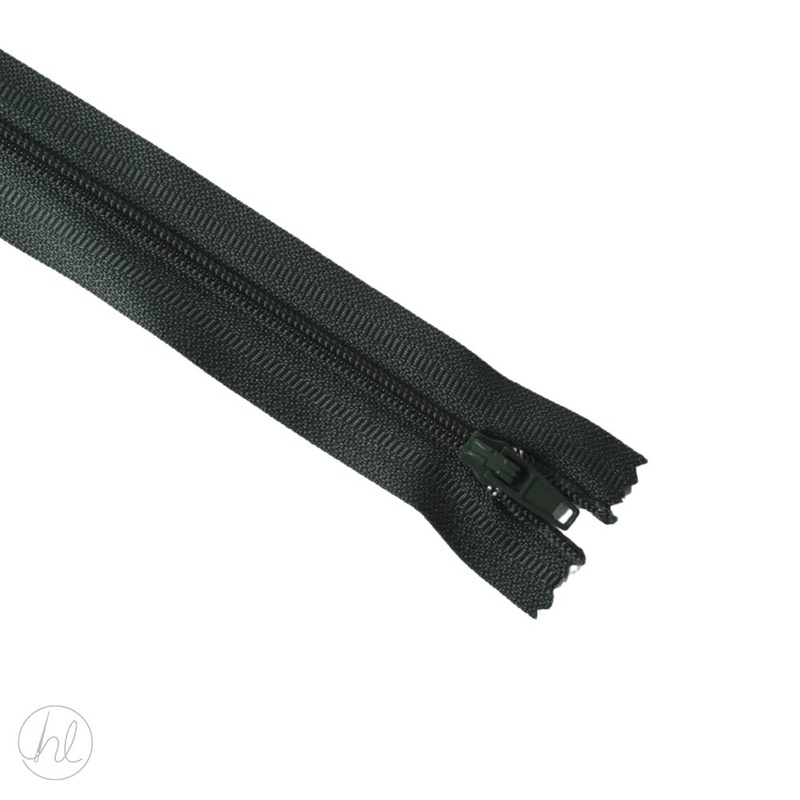 NYLON DRESS ZIPS HUNTER 20CM