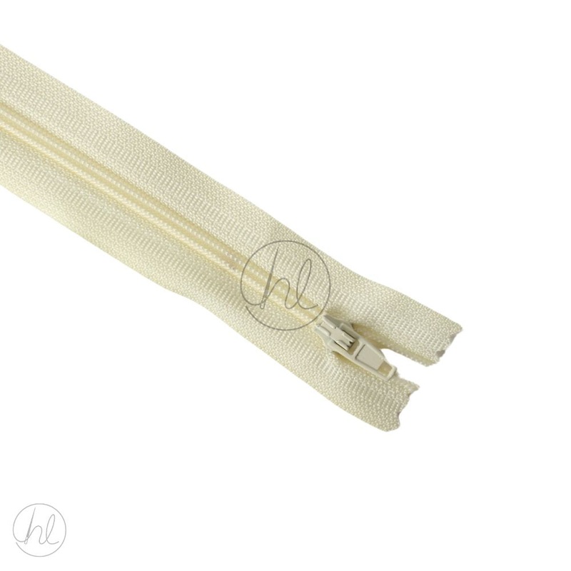 NYLON DRESS ZIPS LEMON 40CM