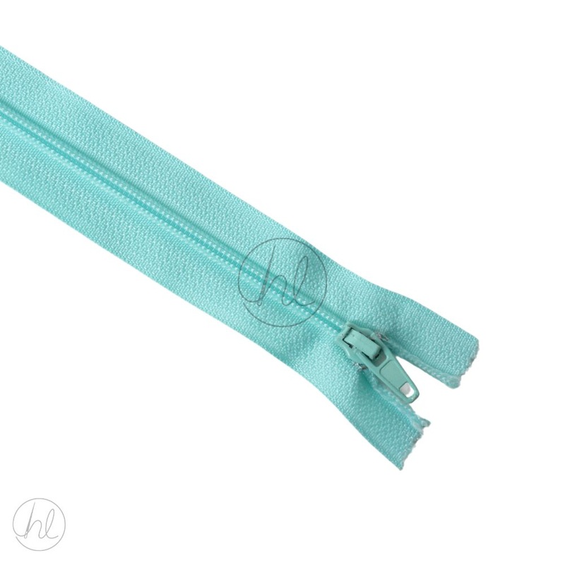 NYLON DRESS ZIPS TURQUOISE 40CM