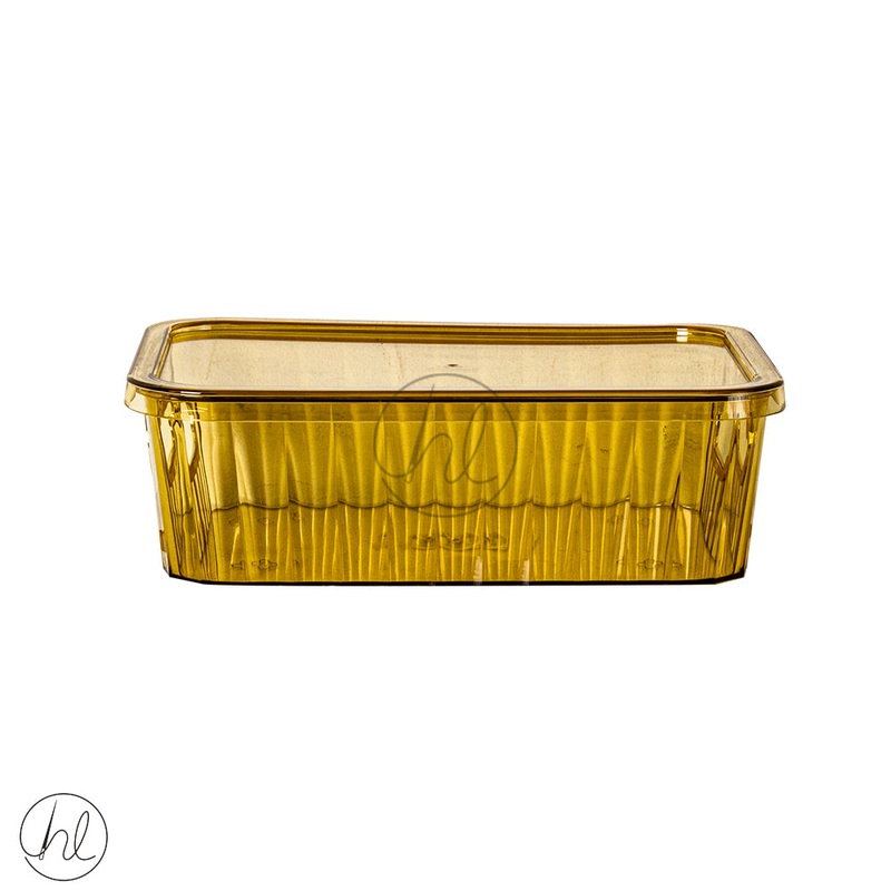 STORAGE BOX WITH HANDLE AND LID 550 ORANGE ABY-4814