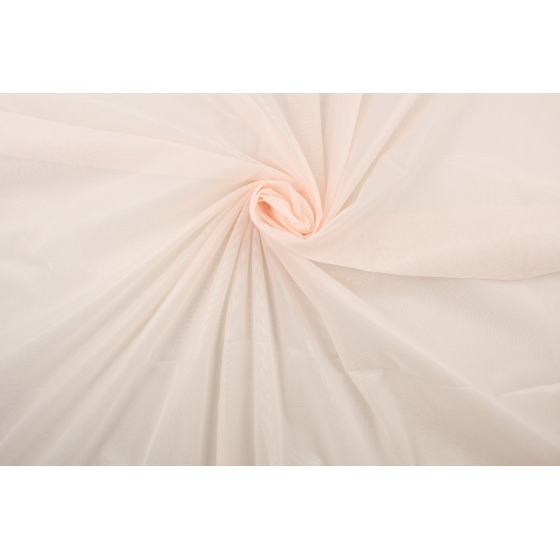 15 Denier Tricot Fabric in Light Peach