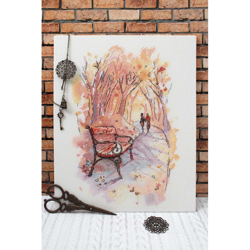 Autumn Promenade SA-003 Cross-stitch kit
