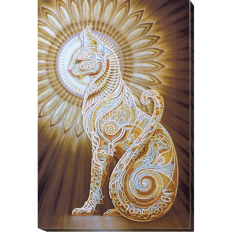 Bead Embroidery Kit - Bast. Egyptian Cat