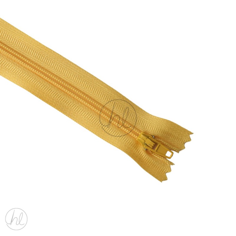 NYLON DRESS ZIPS BRI YELL 30CM