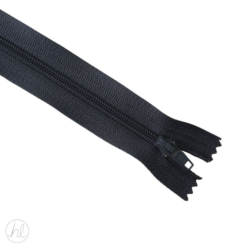 NYLON DRESS ZIPS D/GREY 45CM