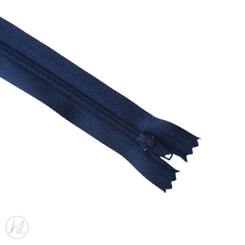 NYLON DRESS ZIPS L/NAVY 45CM
