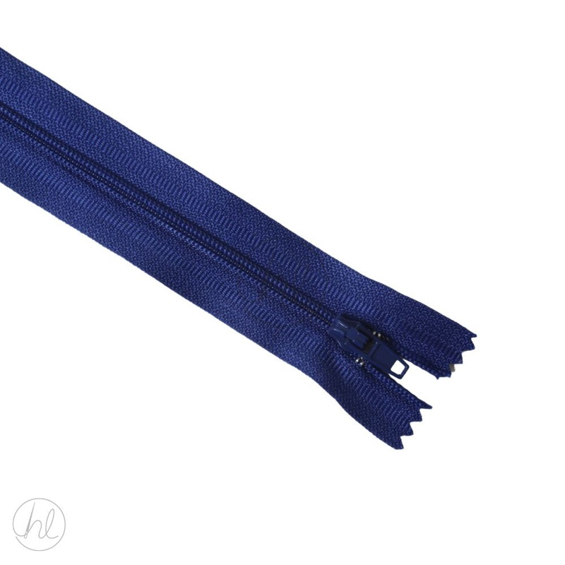 NYLON DRESS ZIPS ROYAL 25CM