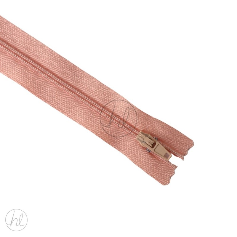NYLON DRESS ZIPS SALMON 40CM