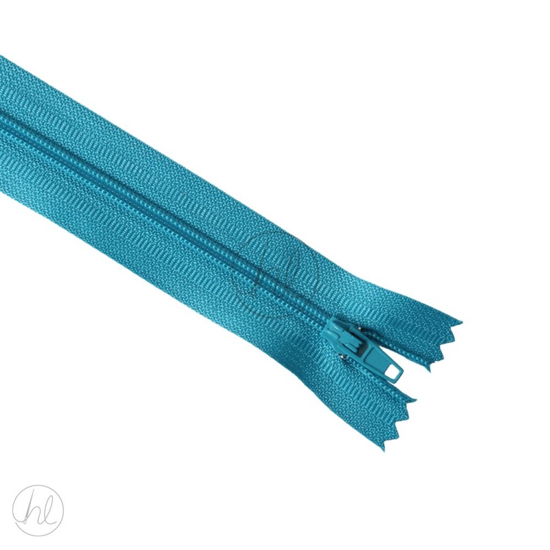 NYLON DRESS ZIPS TEAL 40CM