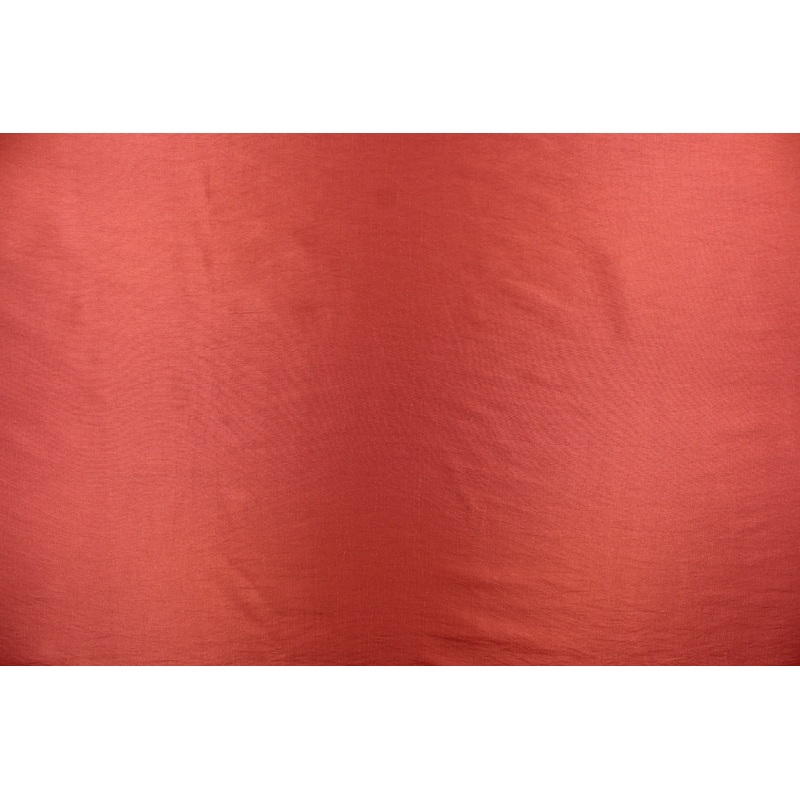 Savoy Taffeta Fabric in Brick Orange -