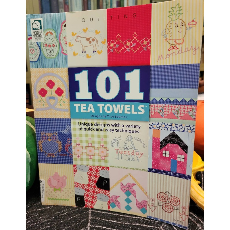 101 Tea Towels book Designs by Trice Boerens