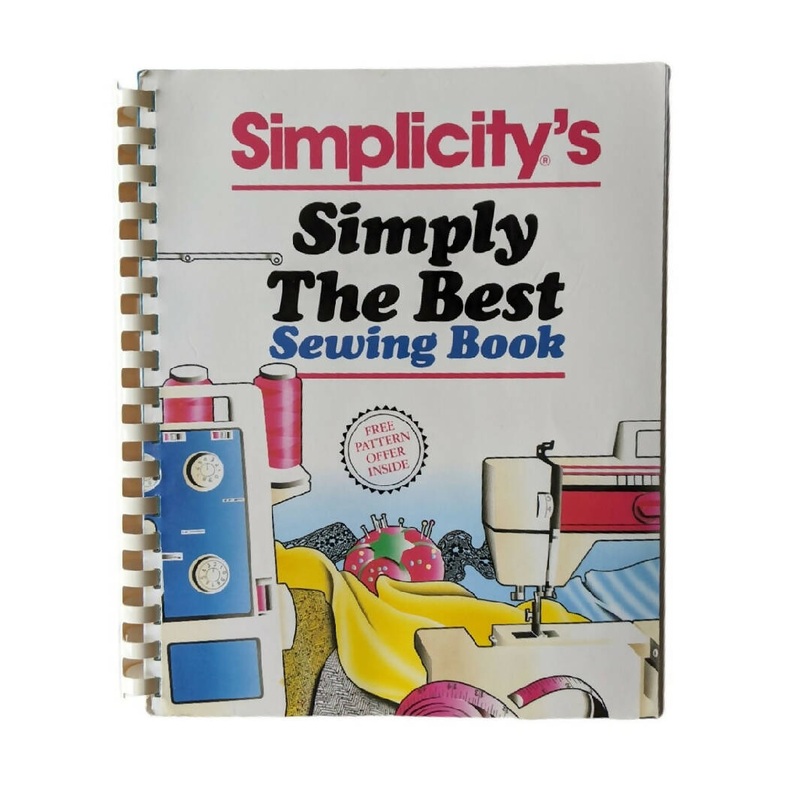 1988 Simplicity's Simply The Best Sewing Book, Vintage, Classic Patterns