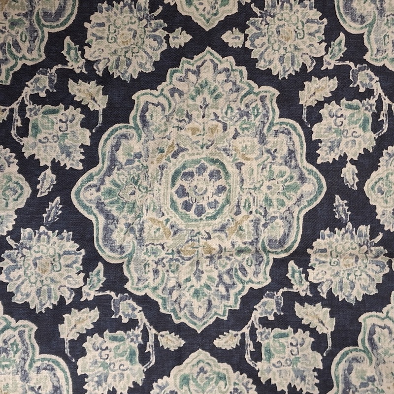 Belle Maison Vivian Fabric in Indigo