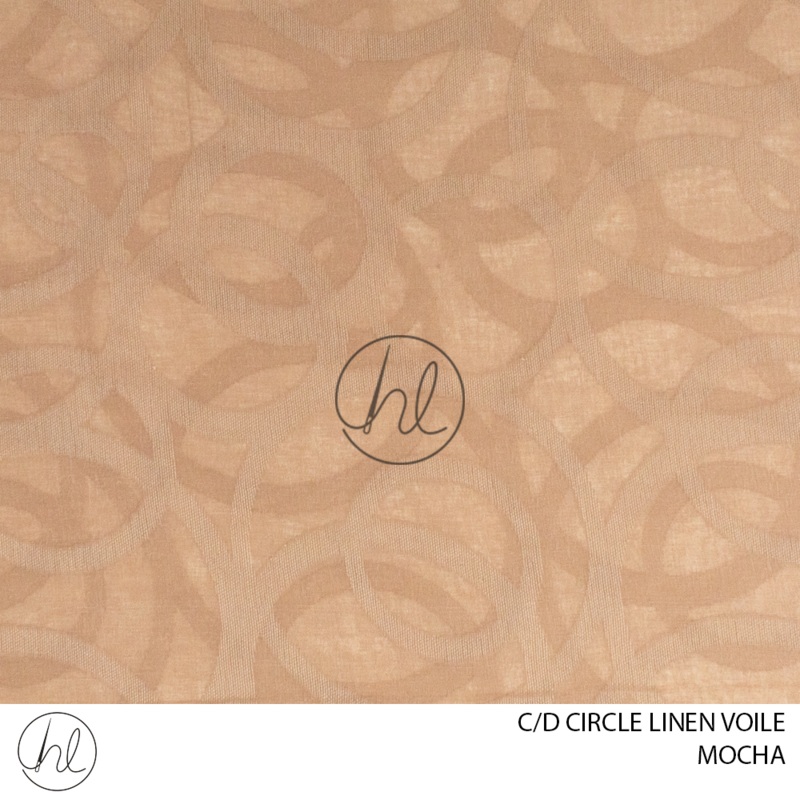 C/D Voile Linen Circle