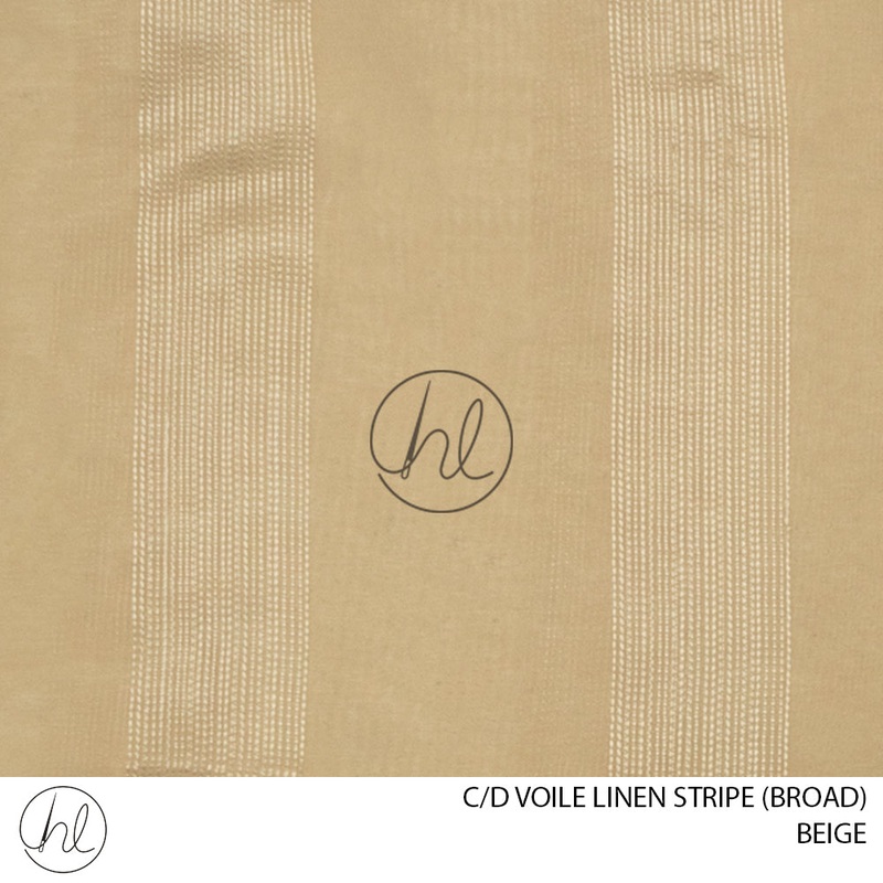 C/D Voile Linen Stripe Broad 53 CV280CMBeige