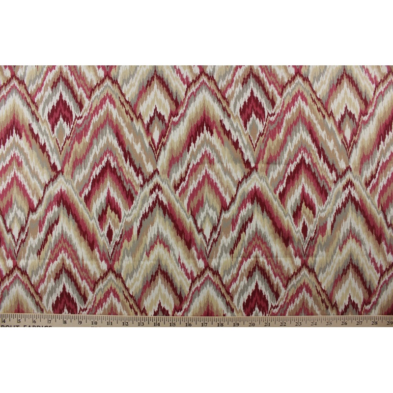 Covington Ludlow Fabric in Antique Red