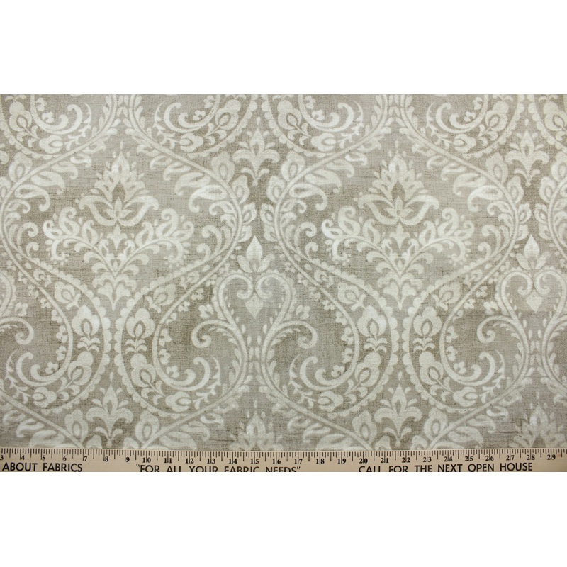 Covington Toulouse Fabric in Flax