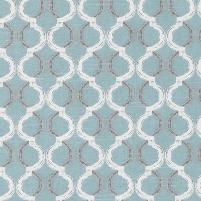 Duralee Buckholm Fabric in Aqua DE42575 -19