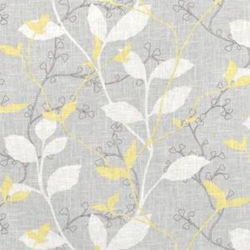 Duralee Fabric Leafy Fabric in Nickle