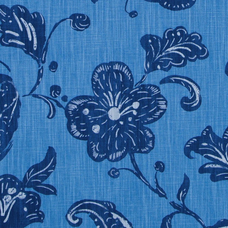 Duralee Fabrics Lowanna Fabric in  Indigo