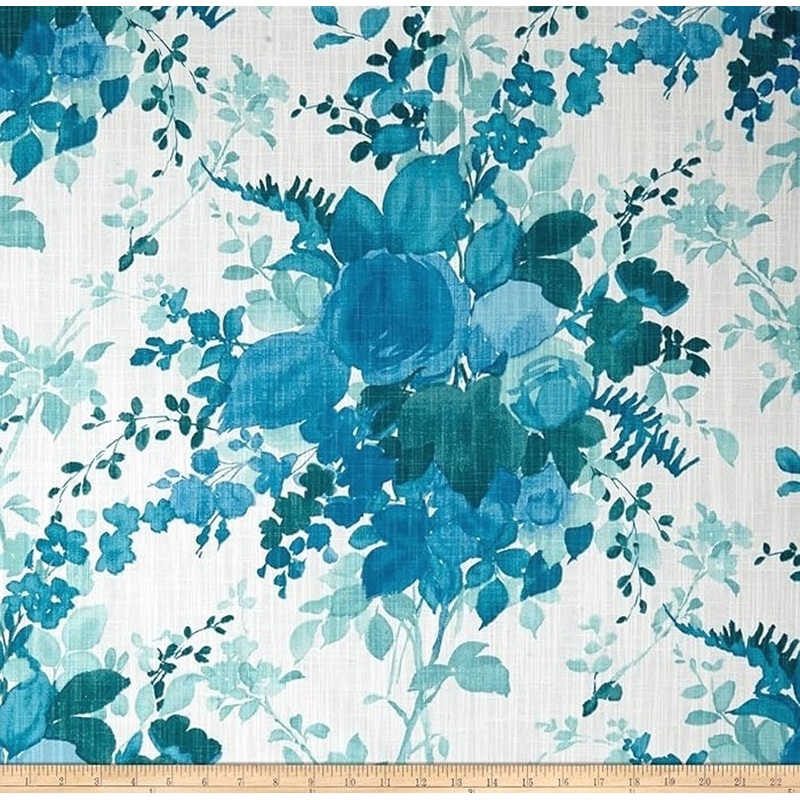 Duralee Olivia Fabric in Blue SE42633 5