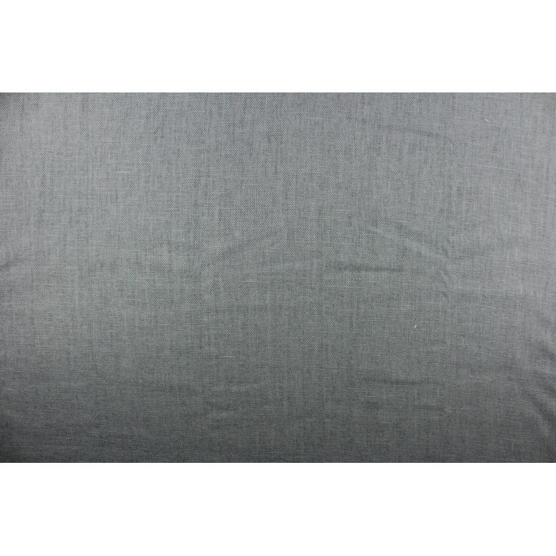 Linen Basket Weave Fabric in Mineral