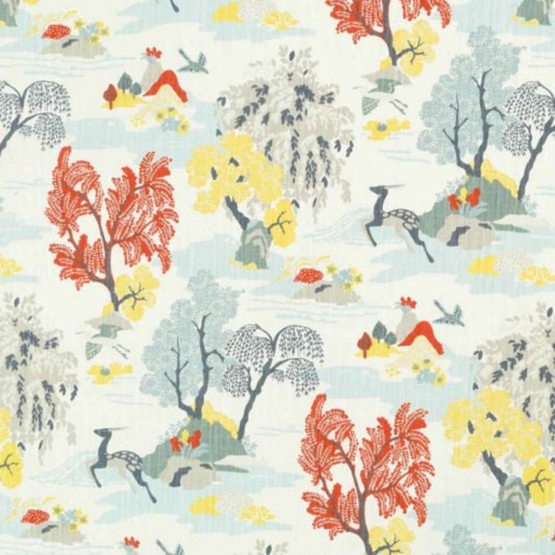 Robert Allen Modern Toile in Persimmon