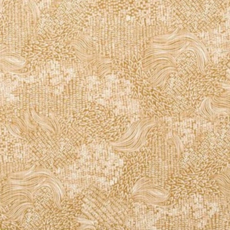 Robert Allen Sketchwork Cotton Fabric in Amber