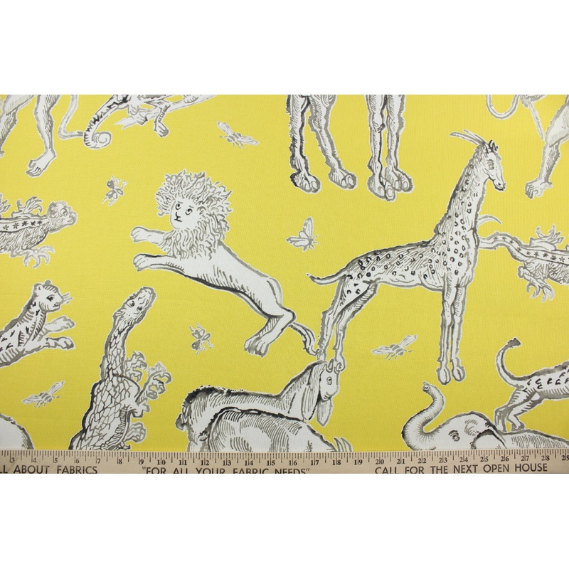 Tobi Fairley Langdon Fabric in Yellow
