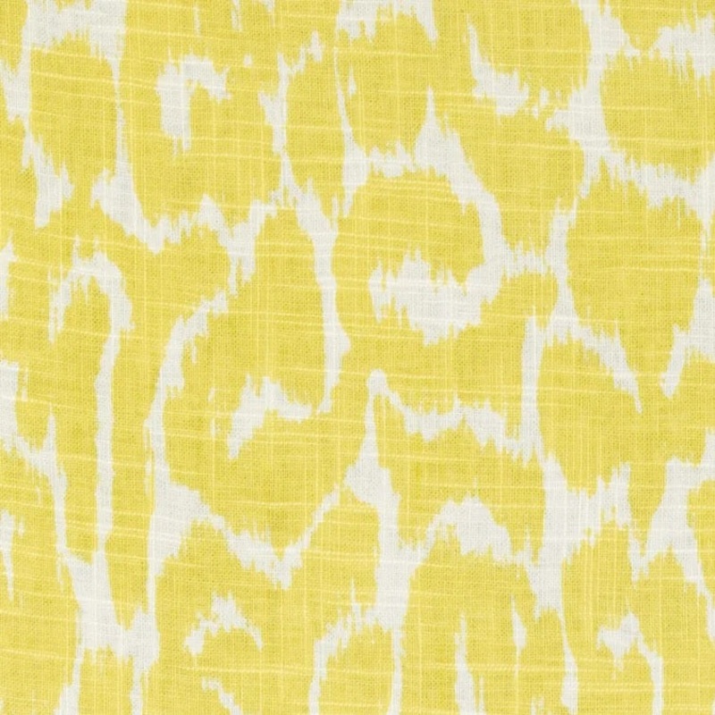 Tobi Fairley Tommye Animal Fabric in Buttercup