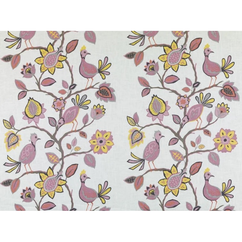 Tobi Farley Meriweather Fabric in Azalea