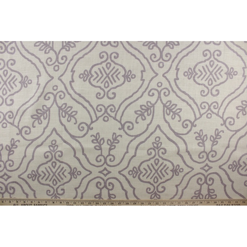 Vervain Scarbello Fabric in Thistle