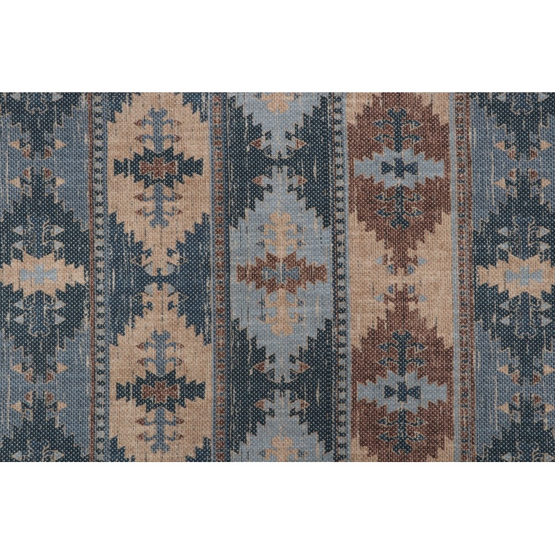 Waverly Wanderlust Southwestern Fabric in Denim