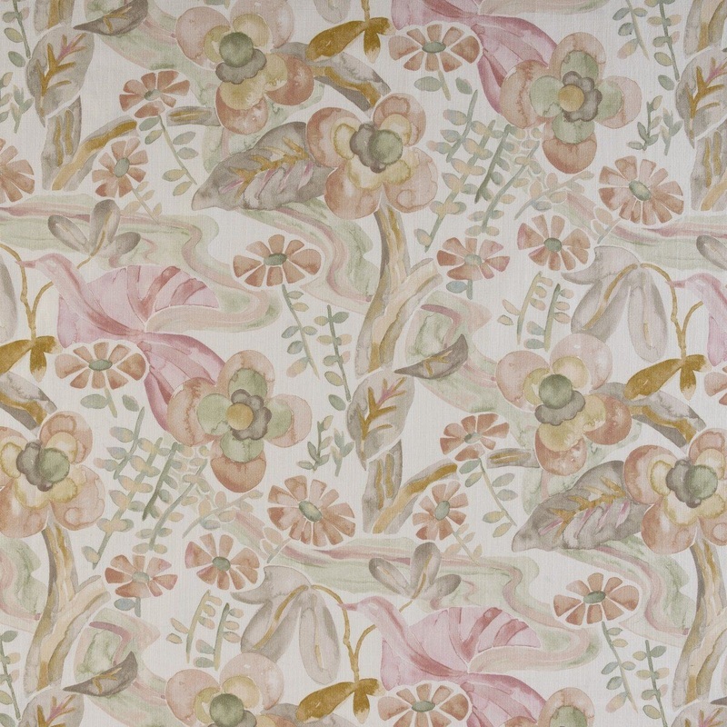Barbara Barry Faerie Fabric in Petal