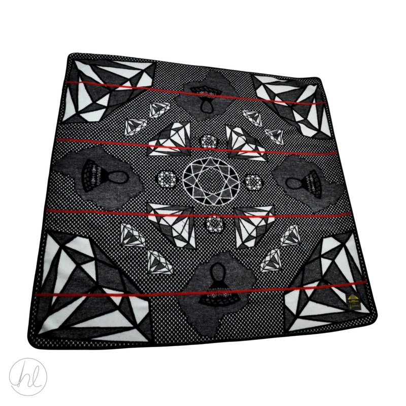 BLANKET DIASPORA DIAMOND BLK/NATURAL FREE
