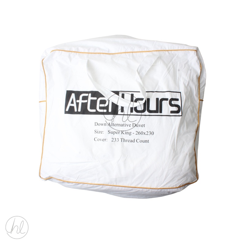 DUVET INNER DOWN ALTERNATIVE WHITE SUPER KING FREE 1