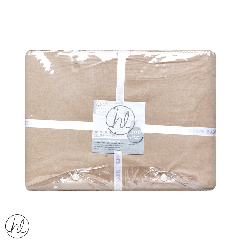 Egyptian Giza Cotton Fitted Sheet 300T Extra Depth Natural Double