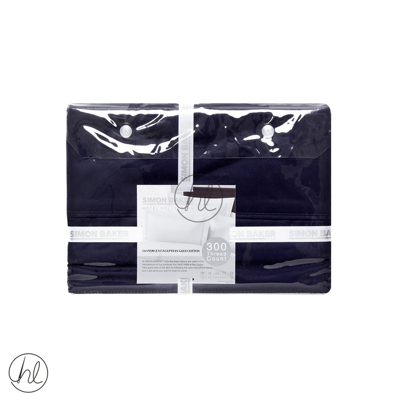 Egyptian Giza Cotton Standard Pillow Cases 300T Navy King