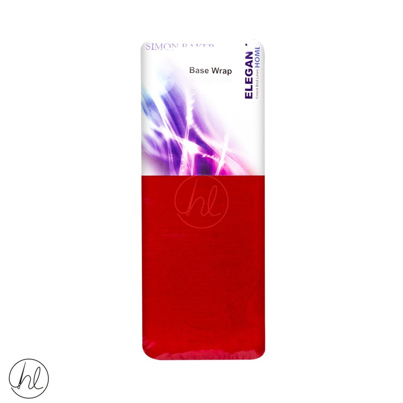 Extra Depth Base Cover Polycotton Red Single