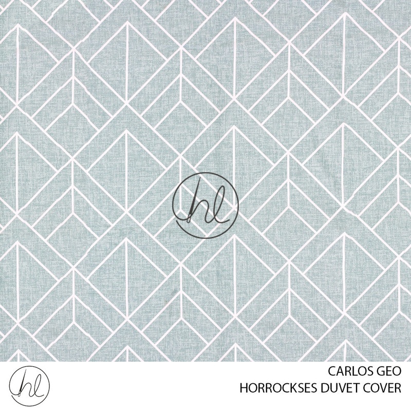 HORROCKSES DUVET COVER DESIGN 01 CARLOS GEO SINGLE