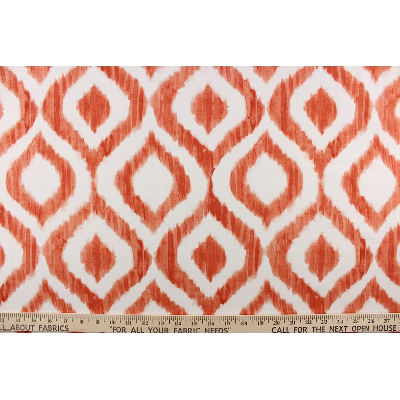 Mill Creek  Zanya Painterly Fabric in Tangelo