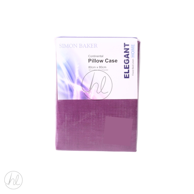 PILLOW CASES CONTI POLY CTTN PURPLE FREE 1