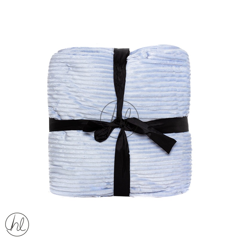 Pineapple Sherpa Throw Assorted Blue 150x200cm