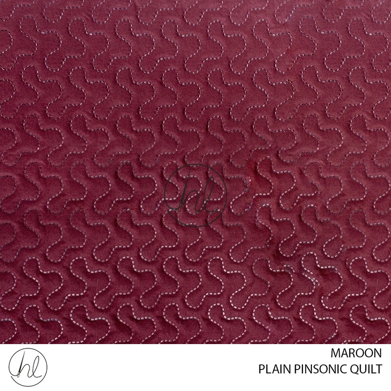PLAIN PINSONIC QUILT LA MAROON QUEEN