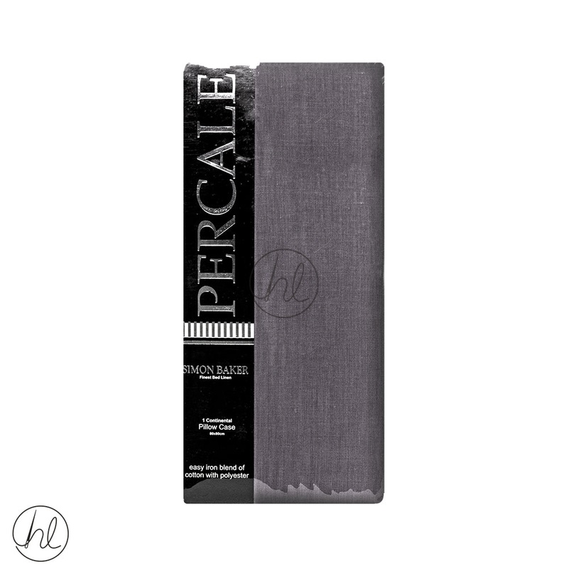 Polycotton Continental Pillow Case 200T Grey 80x80cm