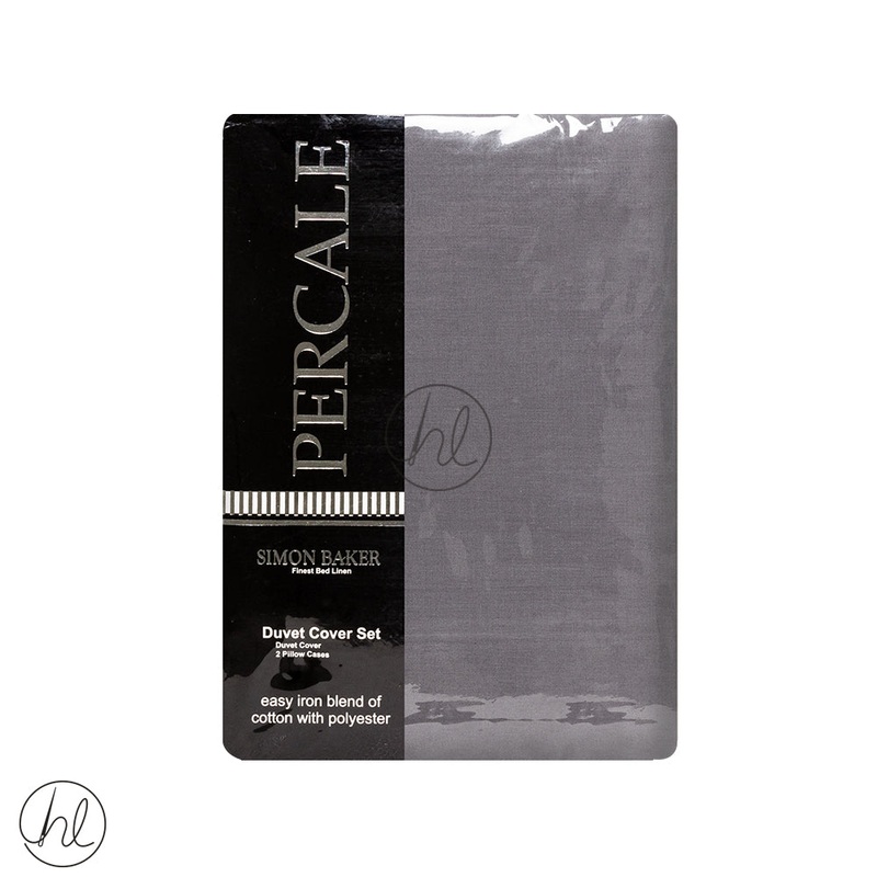 Polycotton Duvet Cover 200T Grey King