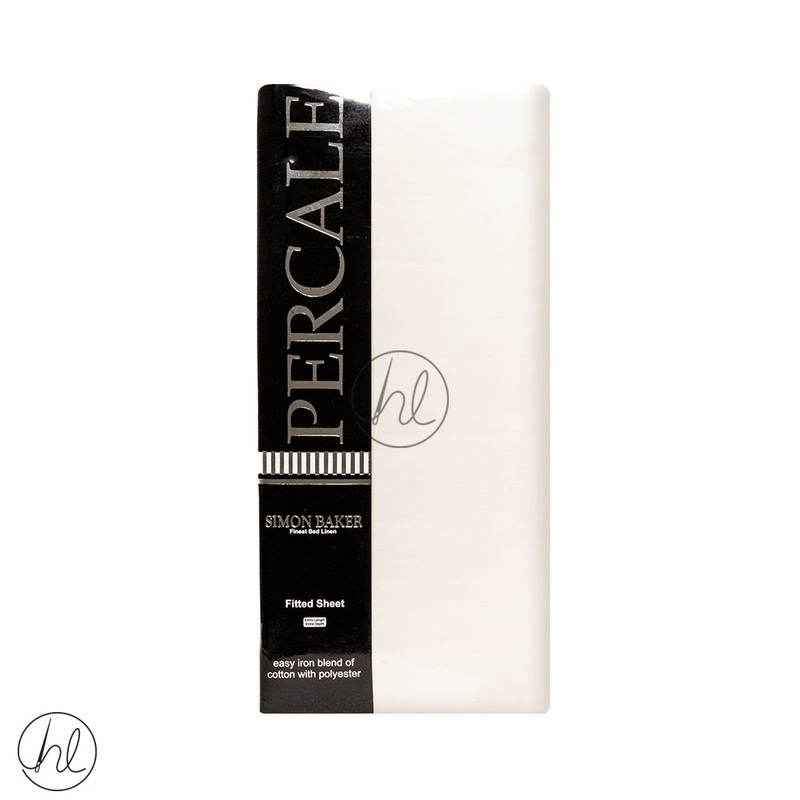 Polycotton Fitted Sheet 200T Extra Length And Depth Cream Queen