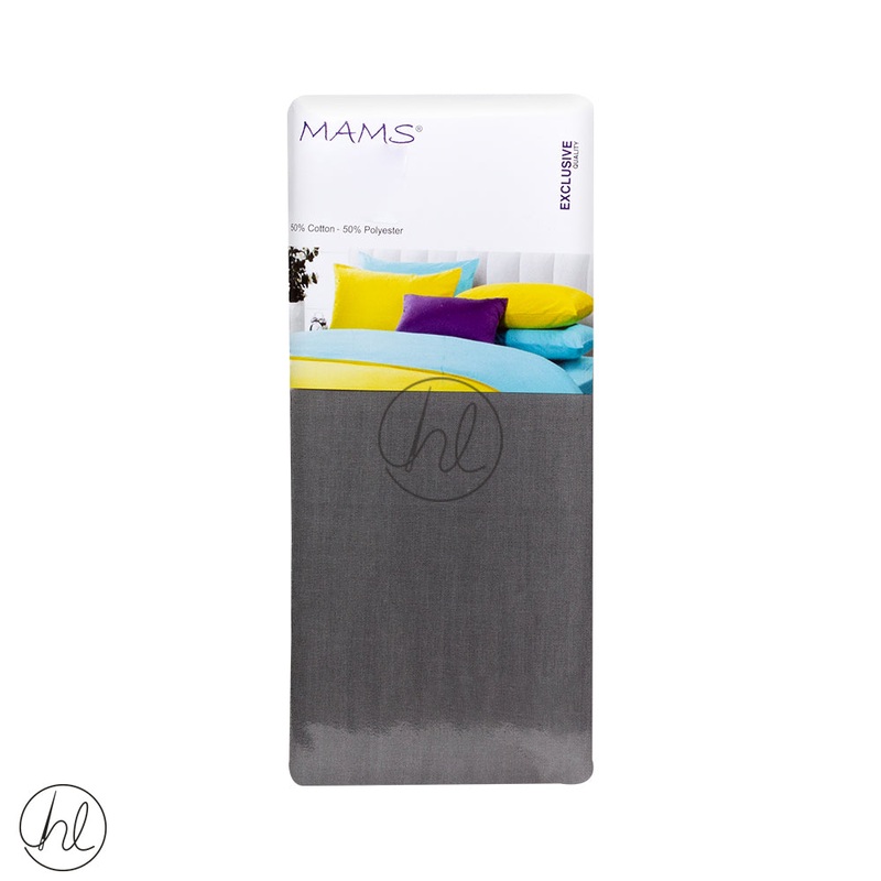 Polycotton Flat Sheet LS Platinum Queen